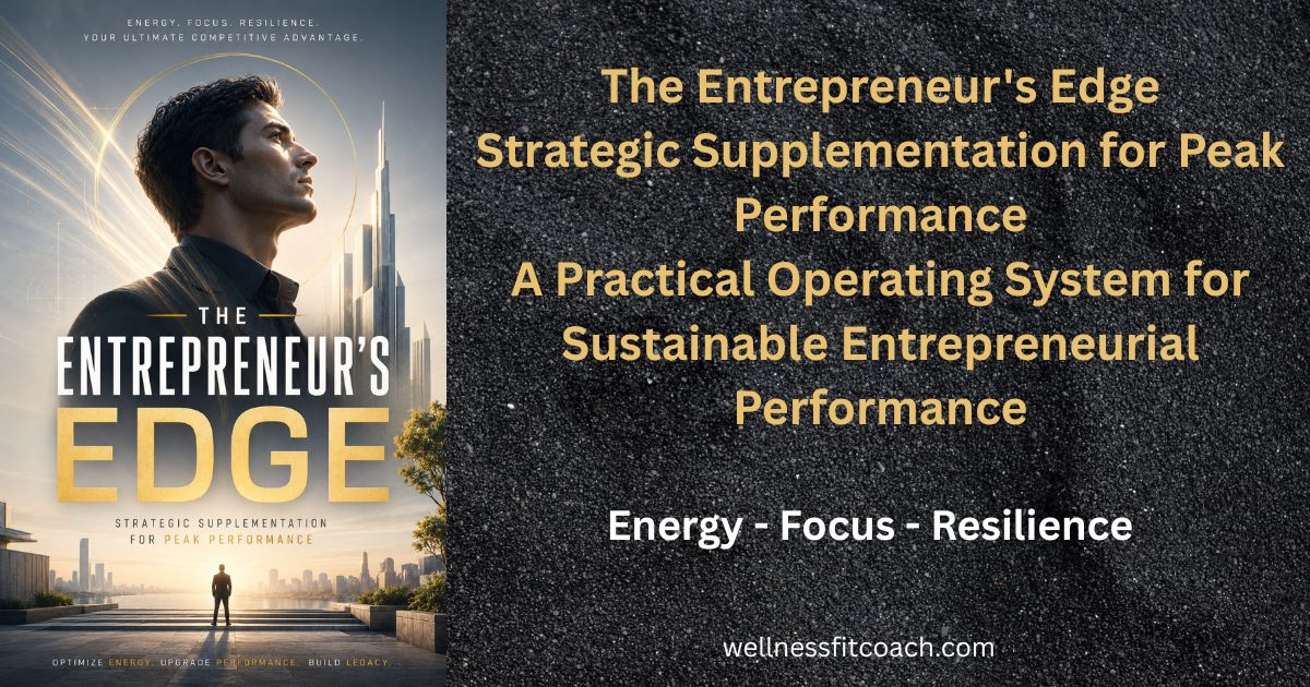 Strategic supplementation for Energy, focus, resilience