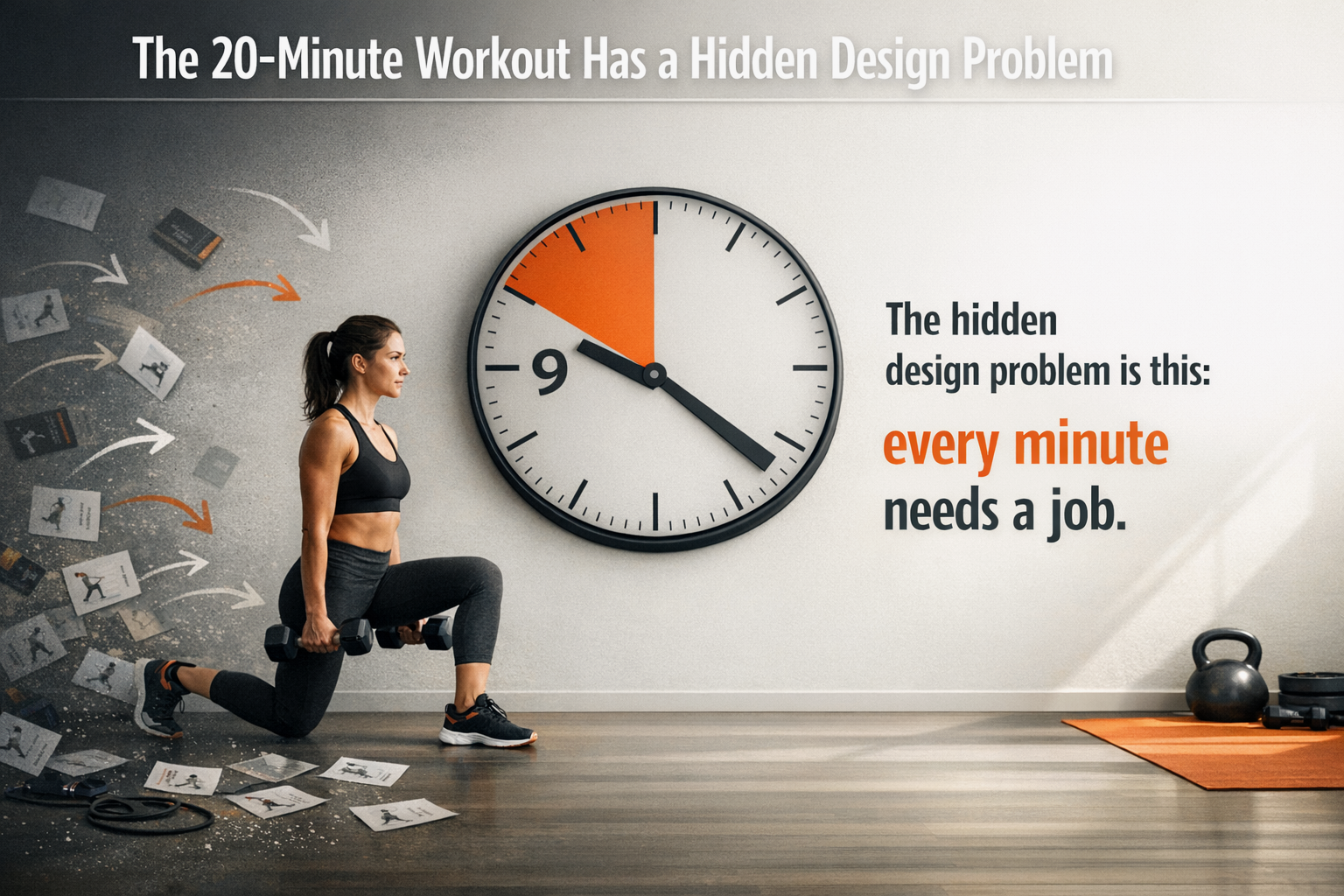 The 20-Minute Workout Has a Hidden Design Problem